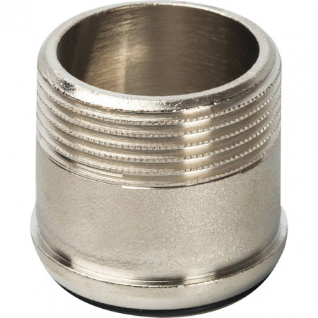 Американка ПРЯМАЯ резьбовая латунная (с прокладкой o-ring) STOUT никель 11/2" ВН
