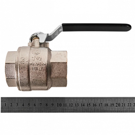 Кран шаровой STOUT рукоятка 11/2" ВВ, полнопроходной NEW