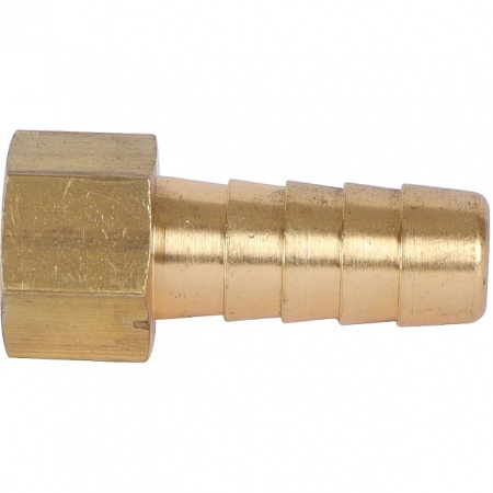 Штуцер резьбовой латунный STOUT без покрытия 1/8"x10мм В