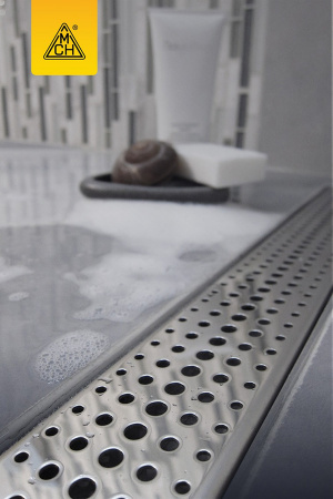 Душевой лоток MCH с боковым сливом Ø50/ рамка пласт. 1050мм G BASIC (СН1050/50B)