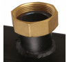 Коллектор распределительный стальной ROMMER 4(5) отопительных контура 1 1/2" (RDG-0017-004045)