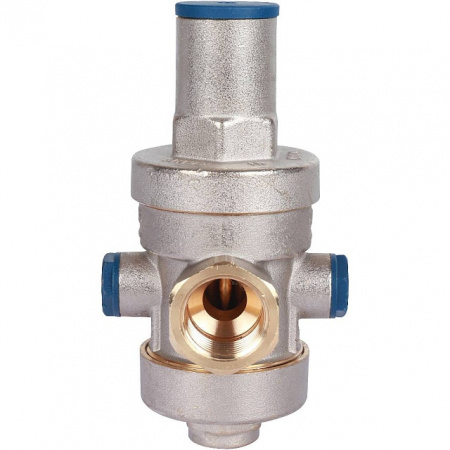 Редуктор давления STOUT 1/2" вн/вн PN25 с выходом под манометр