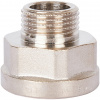 Переход под ключ резьбовой латунный STOUT никель 1/2"х3/8" ВН