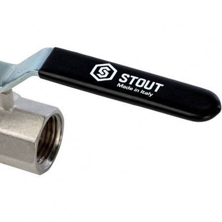 Кран шаровой STOUT рукоятка 3/4" ВВ, полнопроходной