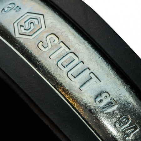 Хомут крепежный со шпилькой М8*80 STOUT Ду80 (87-92) - 3"