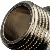 Ниппель переходной резьбовой латунный STOUT никель 1/2"x3/8" Н