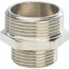 Ниппель переходной резьбовой латунный STOUT никель 11/4"x1" Н