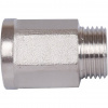 Удлинитель шестигранный резьбовой латунный STOUT никель 1/2"x1/2" ВН