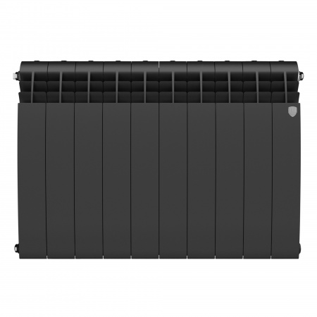 Радиатор биметаллический ROYAL THERMO BILINER NOIR SABLE 500x10 секций, черный