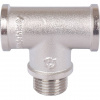 Тройник переходной резьбовой латунный STOUT никель 1/2"x1/2"x1/2" ВНВ