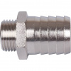 Штуцер резьбовой латунный STOUT никель 1/2"x25мм Н