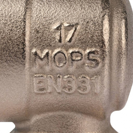 Кран шаровой угловой STOUT бабочка 3/4" Н, с накидной гайкой