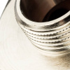Ниппель переходной резьбовой латунный STOUT никель 11/2"x3/4" Н