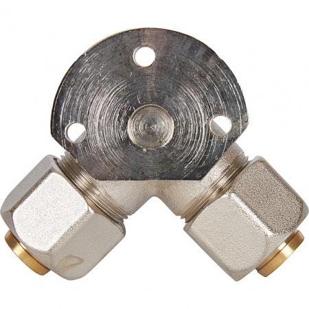 МЦ Тройник с креплением цанга для металлопласта STOUT Ø20х1/2"х20