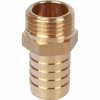 Штуцер резьбовой латунный STOUT без покрытия 1/2"x18мм Н