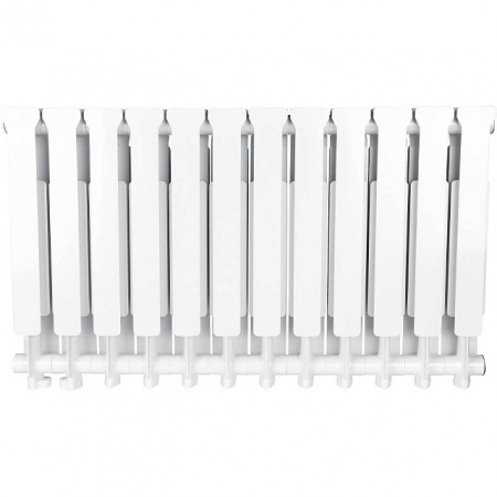 Радиатор алюминиевый STOUT BRAVO 500х12 секций, нижнее правое подключение