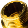 Удлинитель резьбовой латунный STOUT без покрытия 3/4"x15мм ВН