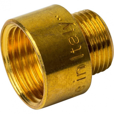 Муфта переходная резьбовая латунная STOUT без покрытия 3/4"x1/2" ВН