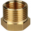 Футорка резьбовая латунная STOUT без покрытия 3/8"x1/4" ВН