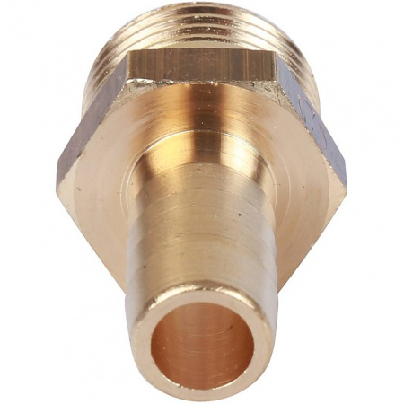 Штуцер резьбовой латунный STOUT без покрытия 1/2"x12мм Н