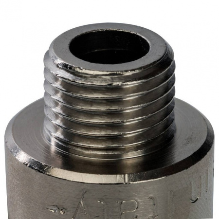 Муфта переходная резьбовая латунная STOUT никель 3/8"X1/4" ВН