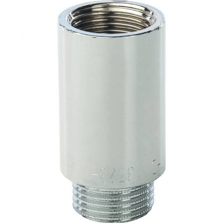 Удлинитель резьбовой латунный STOUT хром 1/2"x40мм ВН