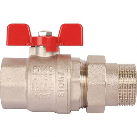 Кран шаровой с американкой STOUT бабочка EPDM 11/4"