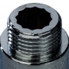 Удлинитель резьбовой латунный STOUT хром 1/2"x65мм ВН