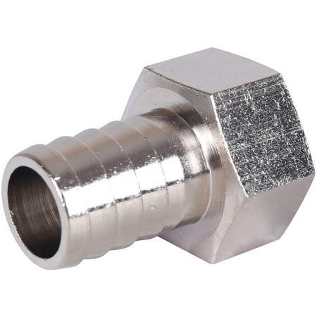 Штуцер резьбовой латунный STOUT никель 3/4"x20мм В