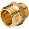 Ниппель переходной резьбовой латунный STOUT без покрытия 3/4"x1/2" Н