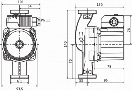 Насос для рециркуляции WILO Star-Z 20/4