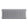 Радиатор биметаллический ROYAL THERMO PIANOFORTE SILVER SATIN 300x12 секций, серый