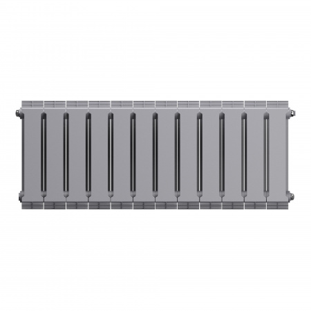 Радиатор биметаллический ROYAL THERMO PIANOFORTE SILVER SATIN 300x12 секций, серый