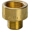 Муфта переходная резьбовая латунная STOUT без покрытия 1/2"x1/4" ВН