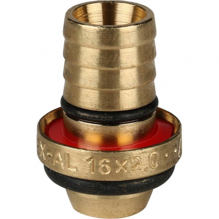МЦ Муфта резьбовая цанга для металлопласта STOUT Ø16х3/4"