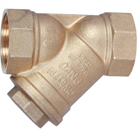 ФГО Фильтр косой грубой очистки STOUT SFW латунный 11/2", 500 мкр, желтый