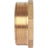 Футорка резьбовая латунная STOUT без покрытия 3"x2" ВН