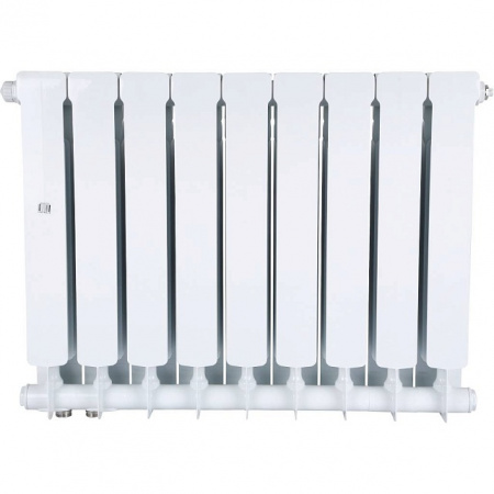 Радиатор биметаллический STOUT SPACE 500х9 секций, нижнее правое подключение