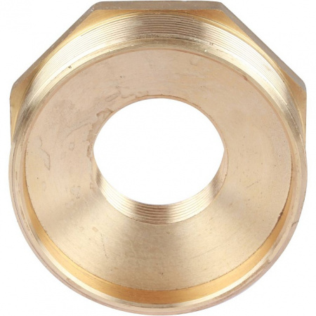 Футорка резьбовая латунная STOUT без покрытия 3"x11/4" ВН