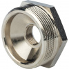 Футорка резьбовая латунная STOUT никель 11/2"x1/2" ВН