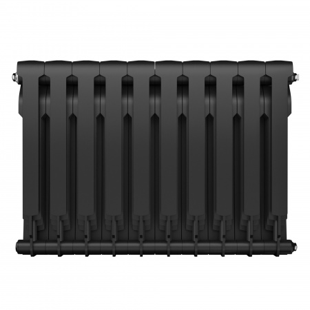 Радиатор биметаллический ROYAL THERMO BILINER NOIR SABLE 500x10 секций, черный