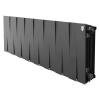 Радиатор биметаллический ROYAL THERMO PIANOFORTE NOIR SABLE 300x16 секций, чёрный