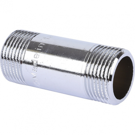 Бочонок резьбовой латунный STOUT хром 3/4"x60мм