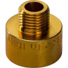 Муфта переходная резьбовая латунная STOUT без покрытия 3/8"x1/4" ВН