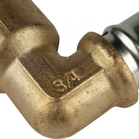 МП Угол резьбовой пресс для металлопласта STOUT Ø20х3/4" В