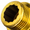 Удлинитель резьбовой латунный STOUT без покрытия 1/2"x20мм ВН