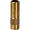 Сгон резьбовой латунный STOUT без покрытия 1/2"x100мм