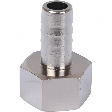 Штуцер резьбовой латунный STOUT никель 1/2"x12мм В