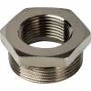 Футорка резьбовая латунная STOUT никель 11/2"x1" ВН