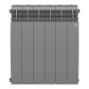 Радиатор биметаллический ROYAL THERMO BILINER SILVER SATIN 500x6 секций, серый